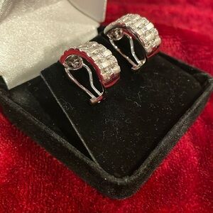 Unique Silver Hoop Earrings